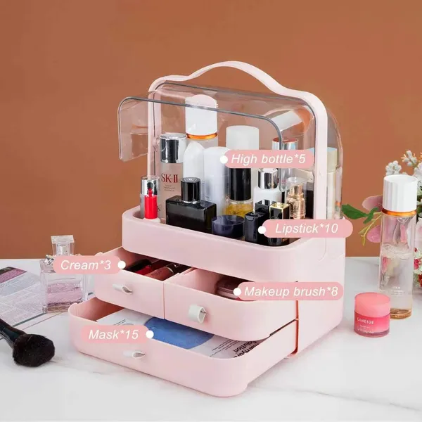 Plastic_Portable_Cosmetic_Organizer_With_Drawers