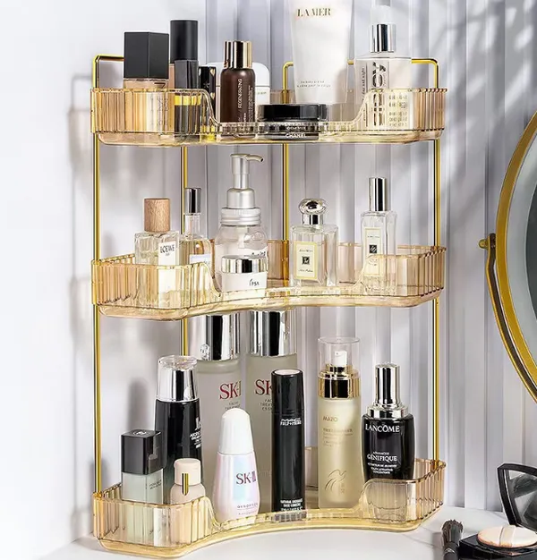 Gold_acrylic_3_Tier_Wall_Mounted_Corner_Cosmetic_Organizer