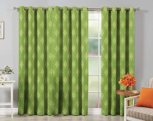 Cotton_Floral_Grommet_Door_Curtain