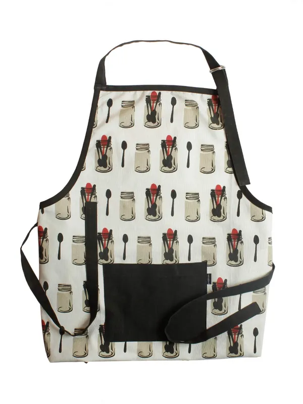 Cotton_Kitchen_Apron_With_Front_Pocket