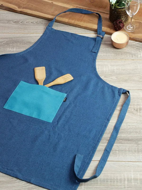 Cotton_Kitchen_Apron_With_Front_Pocket