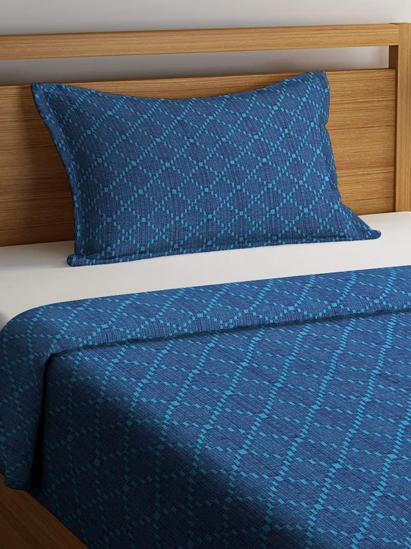 Cotton_Single_Bedcover_Set_With_Pillow_Cover