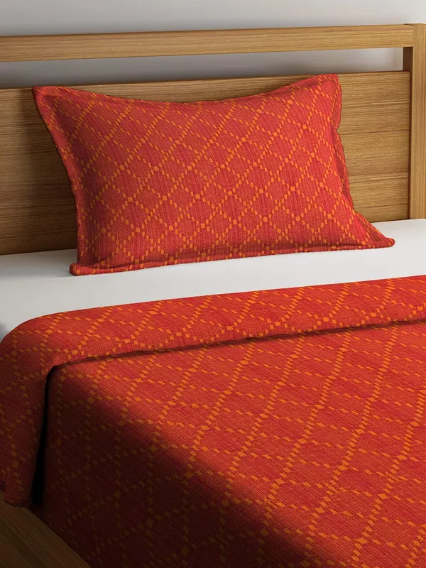 Cotton_Single_Bedcover_Set_With_Pillow_Cover