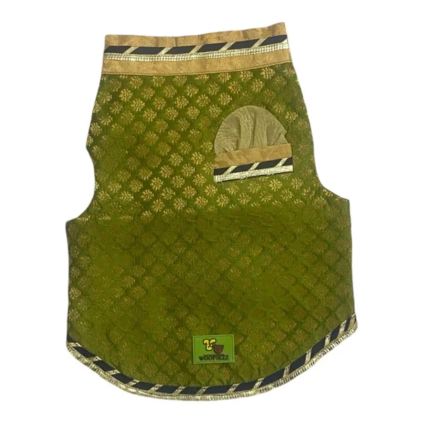 Mehendi_Green_Brocade_Silk_Sherwani