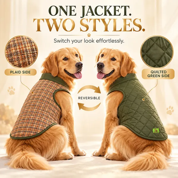 Reversible_Puffer_Jacket_with_Flannel_Lining_-_Olive_Green
