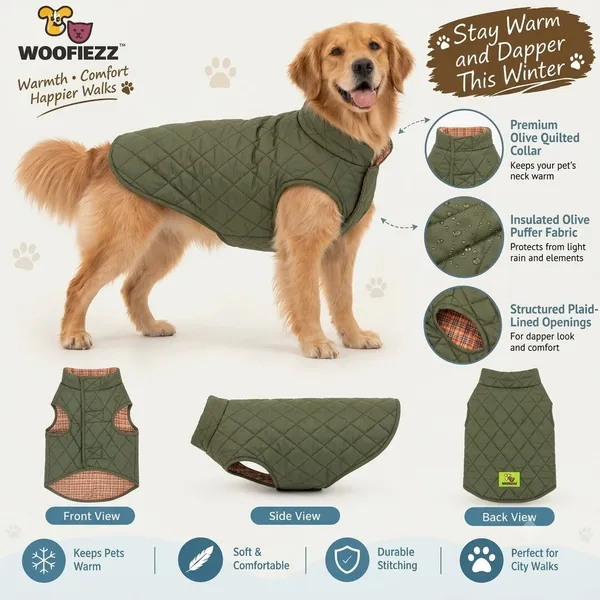 Reversible_Puffer_Jacket_with_Flannel_Lining_-_Olive_Green