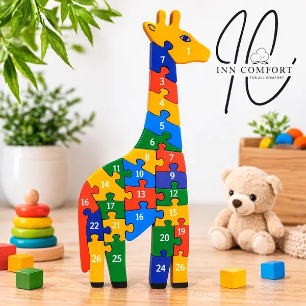 Wooden_Giraffe_Number_And_Alphabet_Puzzle_For_Kids_Colourful_Non_Toxic_Paint_Smooth_Edges_18mm_Thickness