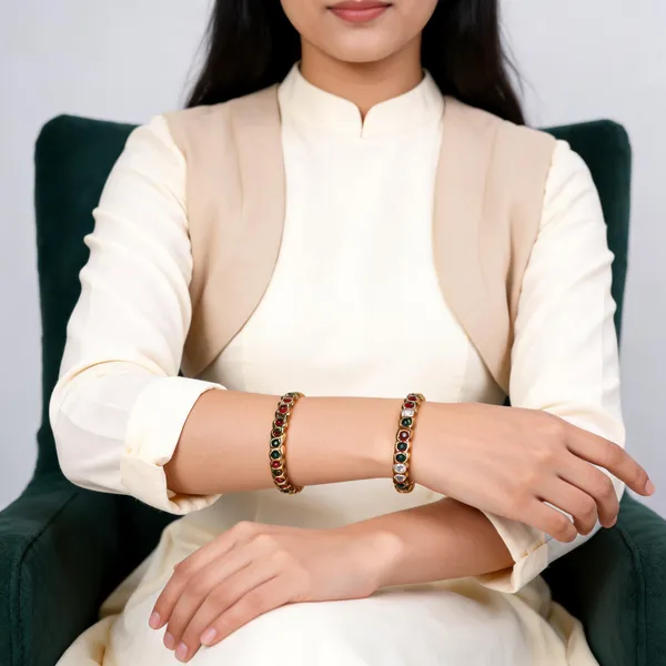 Panchaloham_Eye_Cutting_Multi_Stone_Bangles_For_Women