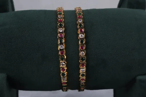 Panchaloham_Eye_Cutting_Multi_Stone_Bangles_For_Women