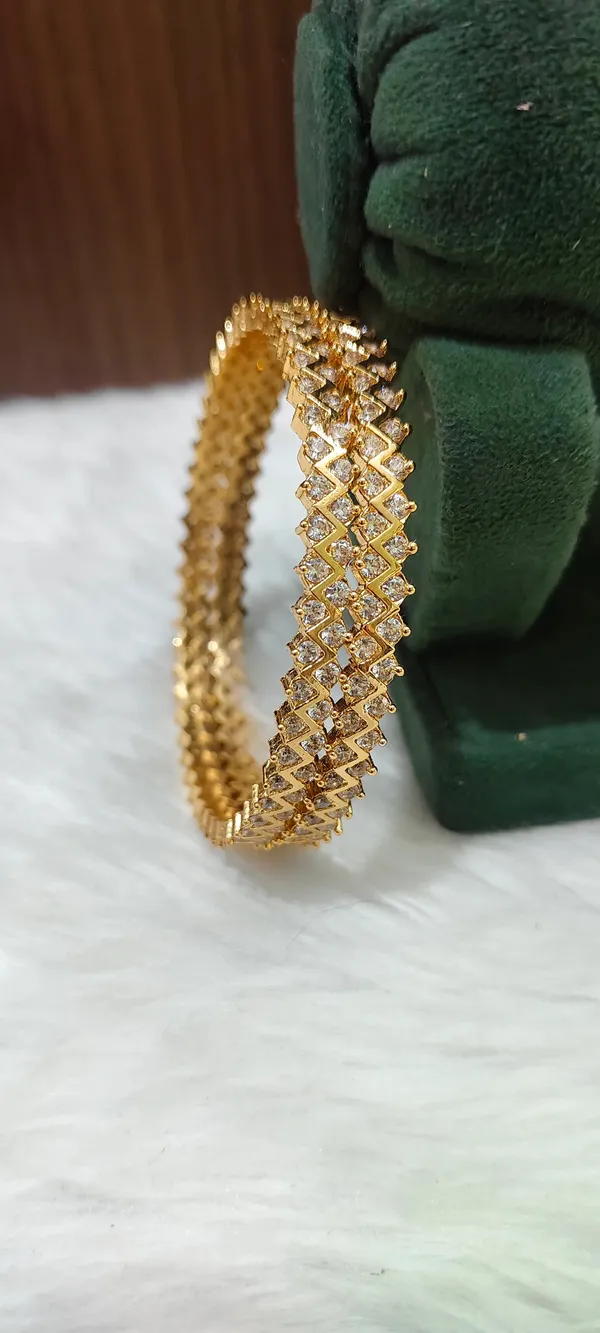Panchaloham_Cross_Double_Stone_Bangles_For_Women