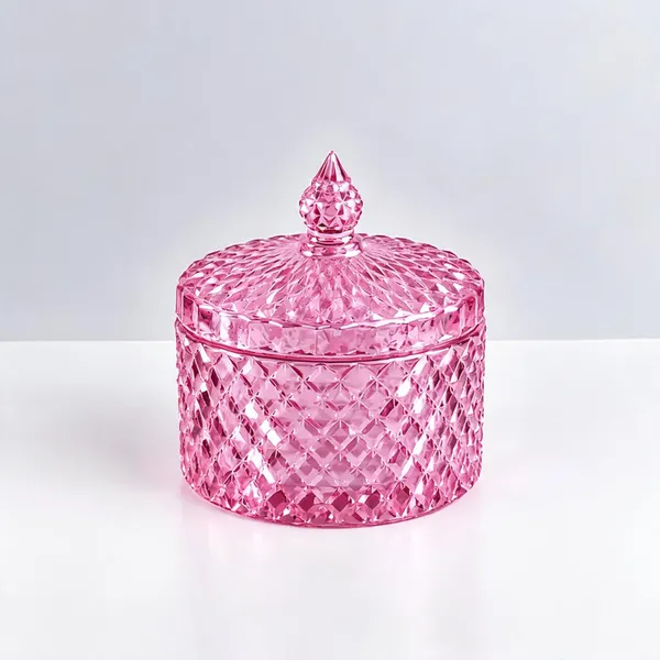 Pink_Glass_Decorative_Storage_Jar_For_Home_Organization