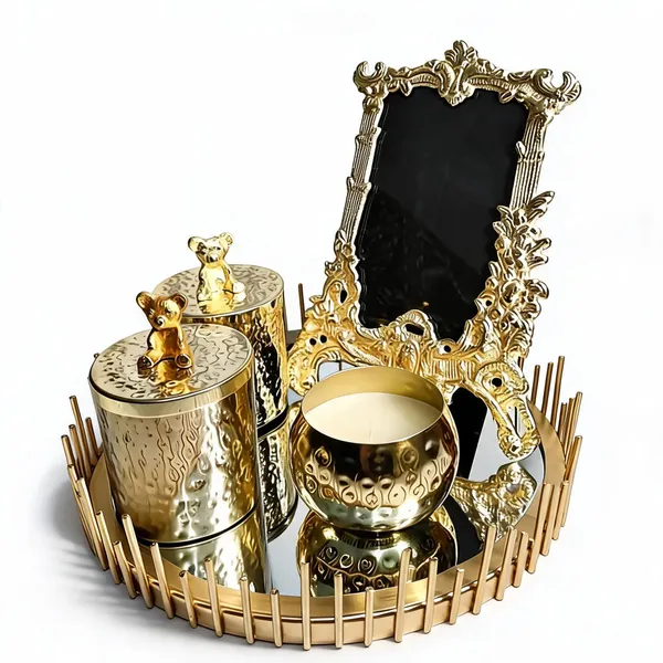 Pink_Metal_Vanity_Table_Set_For_Beauty__And_Personal_Care_Pack_Of_3