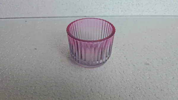Glass_Ribbed_Pink_Tealight_Holder