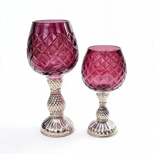 Pink_Glass_Goblet_Candle_Holder_For_Home_Decor_Pack_Of_2