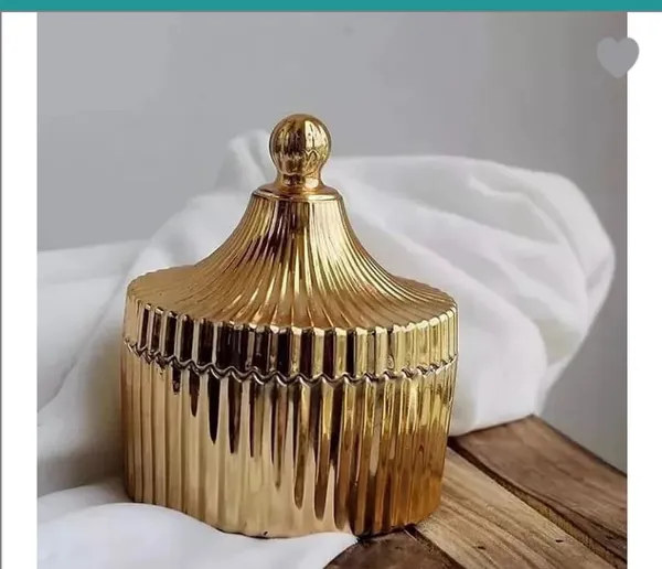 Gold-Tone_Ornate_Ribbed_Decorative_Jar