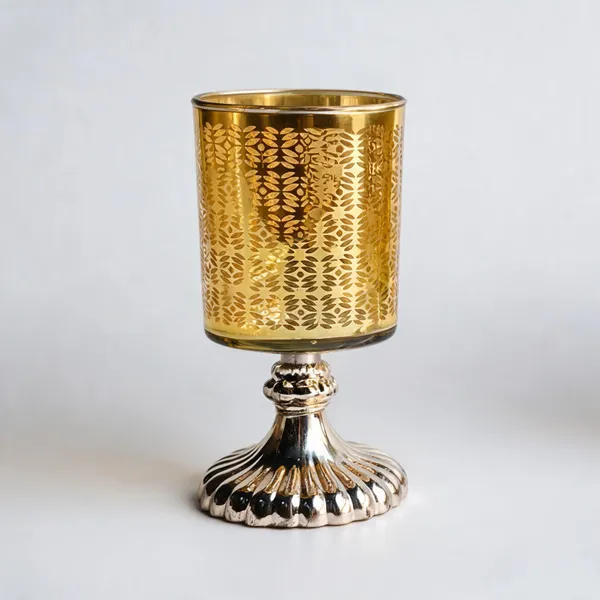 Gold_Glass_Pedestal_Candle_Holder_For_Home_Decor