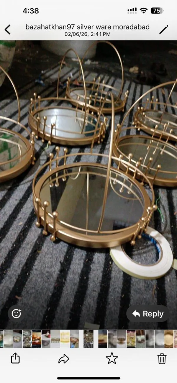 Gold_Metal_Contemporary_Round_Openwork_Basket