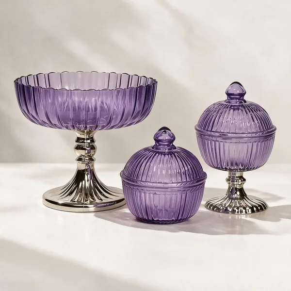Purple_Glass_Bowl_And_Candy_Jar_Set_For_Kitchen__And_Dining_Pack_Of_3