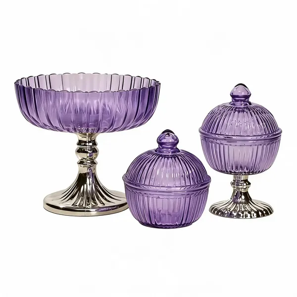 Purple_Glass_Bowl_And_Candy_Jar_Set_For_Kitchen__And_Dining_Pack_Of_3
