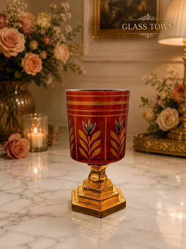 Glass_Traditional_Floral_Pattern_Decorative_Candle_Holder