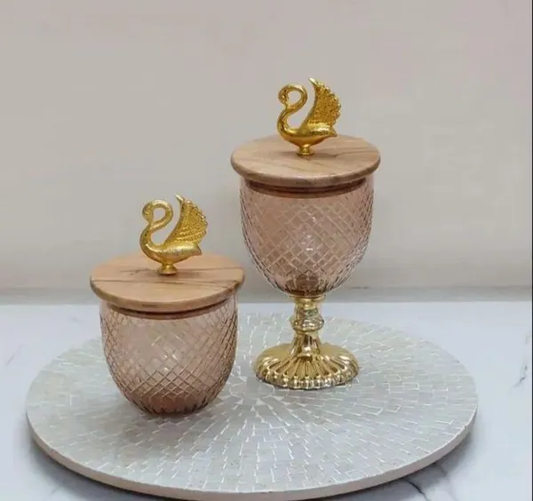 Glass_Decorative_Swan_Lid_Jar_Set