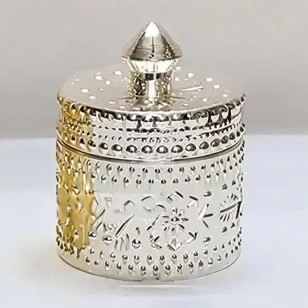 Silver_Glass_Decorative_Jar_For_Home_Decor