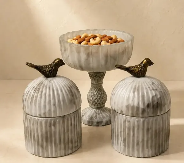 Glass_Ribbed_Bird_Accent_Decorative_Serving_Set