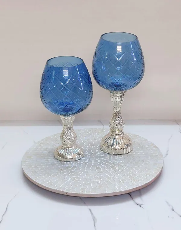 Glass_Textured_Blue_Candle_Holders_Set_Of_2