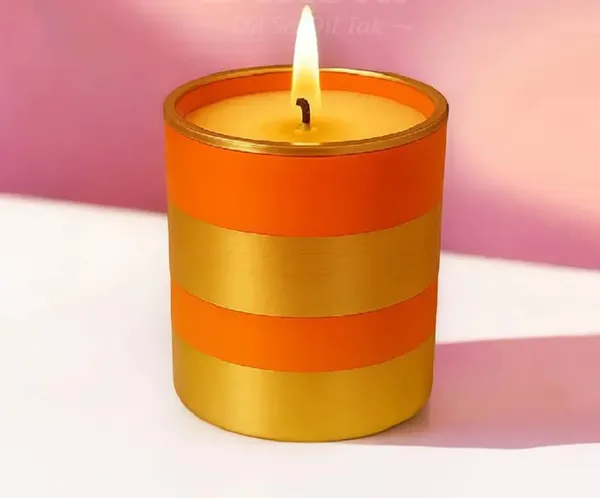 Metal_Decorative_Striped_Candle
