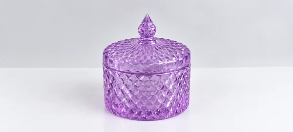 Purple_Faceted_Pattern_Decorative_Jar