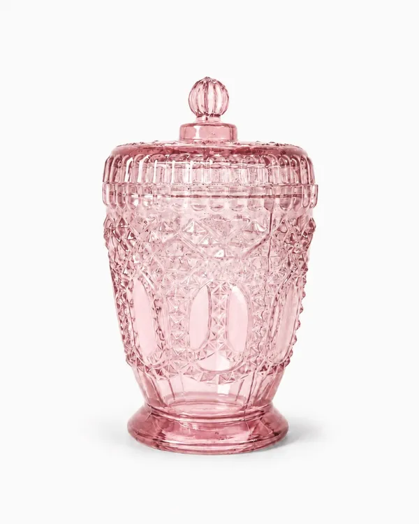 Glass_Vintage_Textured_Candy_Jar