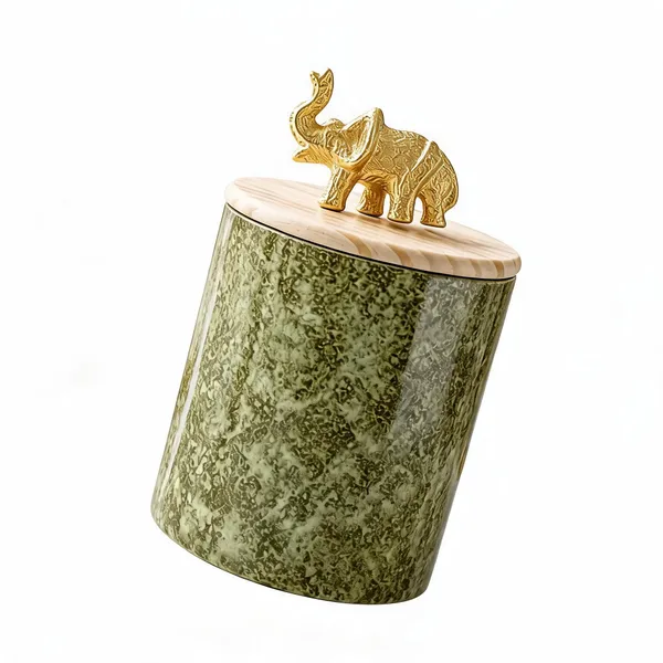 Green_Glass_Storage_Jar_For_Home_Decor