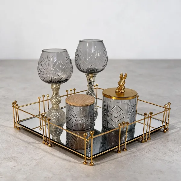Blue_Glass_Tabletop_Set_For_Home_Decor_Pack_Of_2
