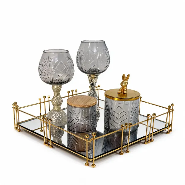 Blue_Glass_Tabletop_Set_For_Home_Decor_Pack_Of_2