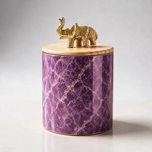 Purple_Glass_Storage_Jar_For_Home_Decor