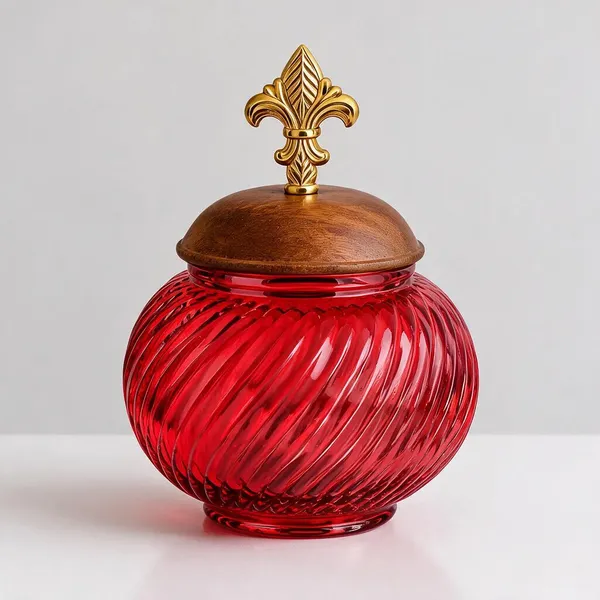 Red_Glass_Decorative_Jar_For_Home_Decor