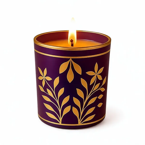 Purple_Glass_Jar_Candle_For_Home_Decor