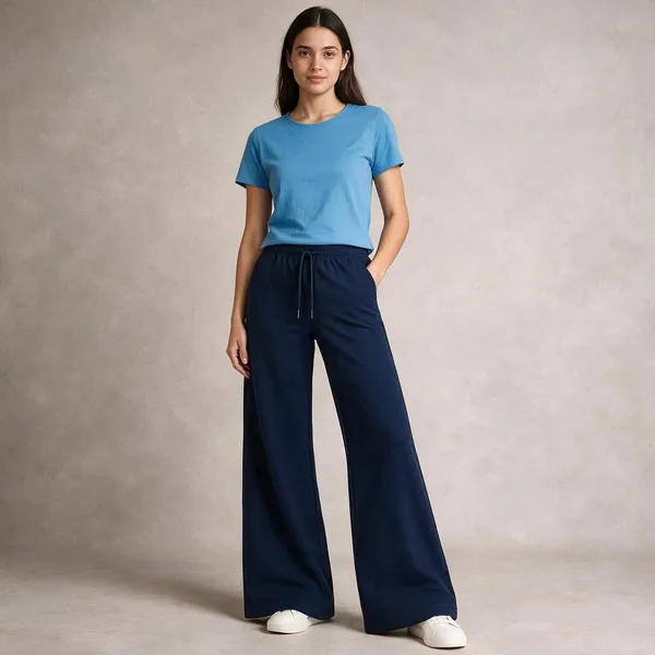 Navy_French_Terry_Regular_Fit_Track_Pants_For_Women