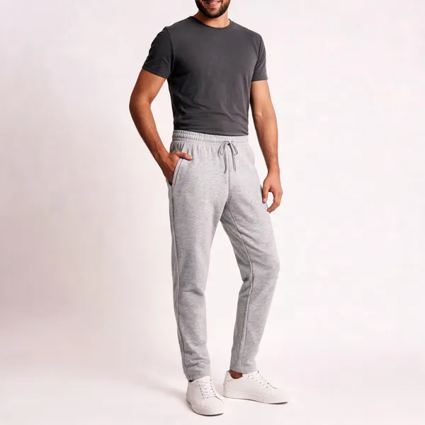 Grey_French_Terry_Regular_Fit_Track_Pants_For_Men