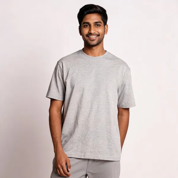 Grey_French_Terry_Oversized_T-Shirt_For_Men