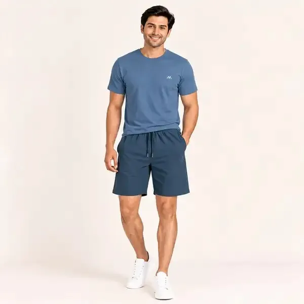 Navy_Blue_French_Terry_Regular_Fit_Shorts_For_Men