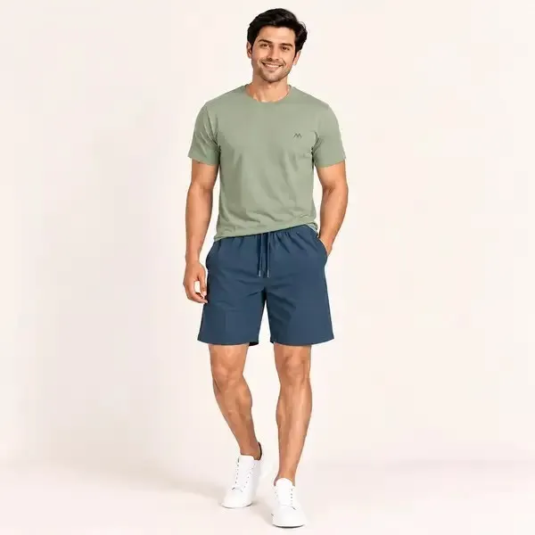 Navy_Blue_French_Terry_Regular_Fit_Shorts_For_Men