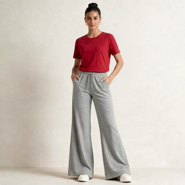 Grey_French_Terry_Regular_Fit_Track_Pants_For_Women