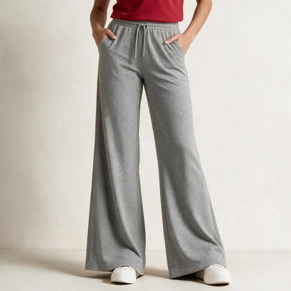 Grey_French_Terry_Regular_Fit_Track_Pants_For_Women