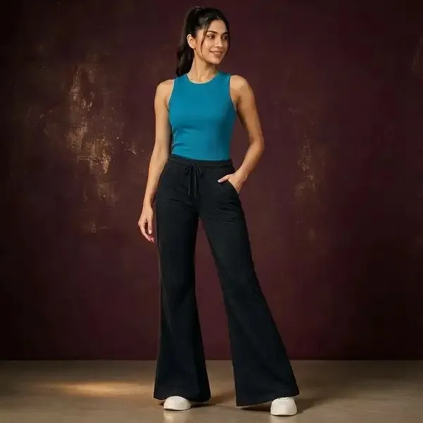 Black_French_Terry_Relaxed_Fit_Track_Pant_For_Women