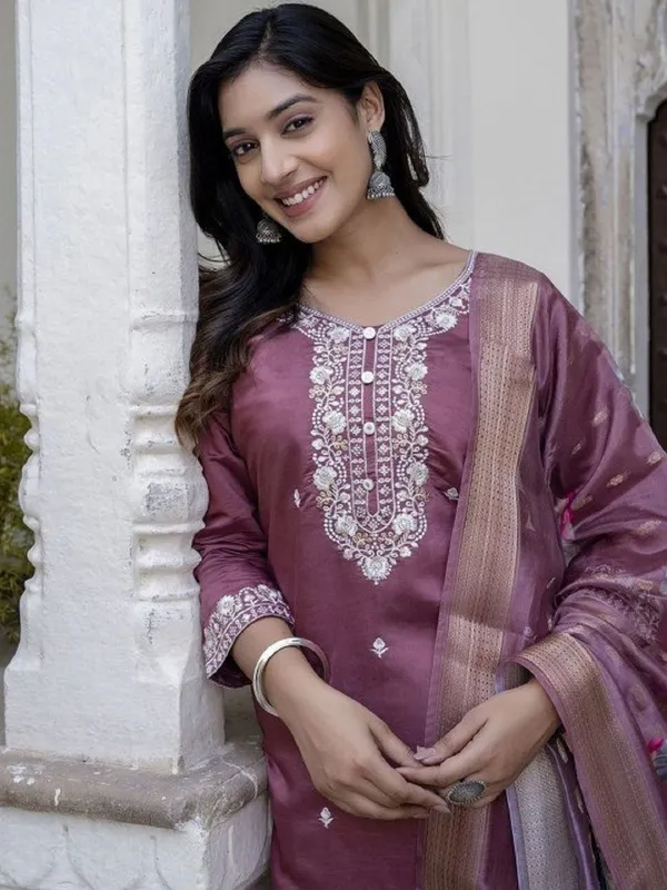 Pink_Rayon_Embroidered_Kurta_Palazzo_&_Dupatta_Set_For_Women