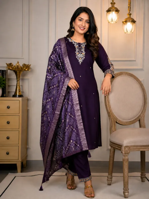 Purple_Rayon_Straight_Embroidered_Kurta_Palazzo_&_Dupatta_Set_For_Women