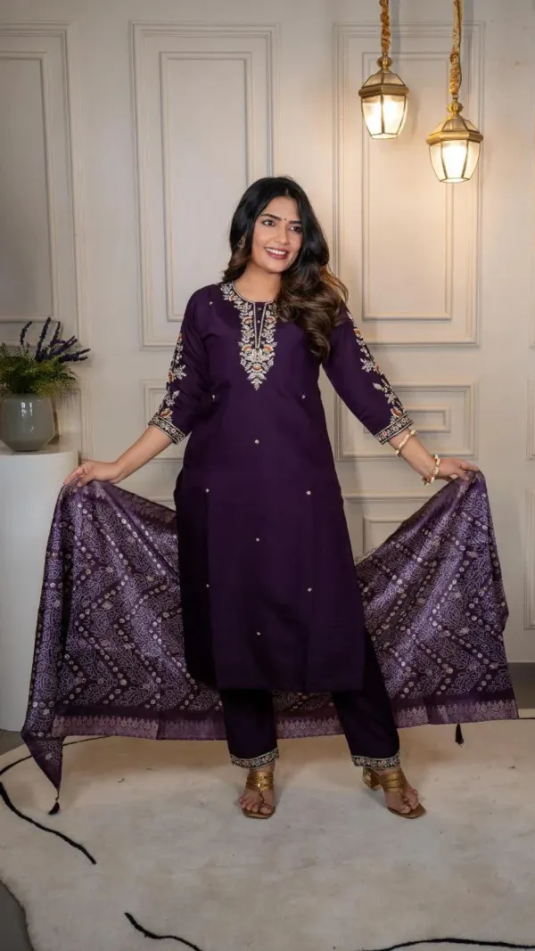 Purple_Rayon_Straight_Embroidered_Kurta_Palazzo_&_Dupatta_Set_For_Women