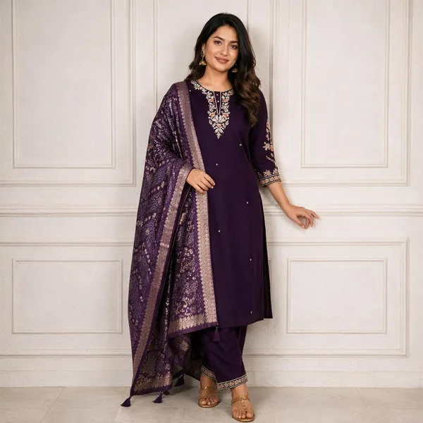 Purple_Rayon_Straight_Embroidered_Kurta_Palazzo_&_Dupatta_Set_For_Women
