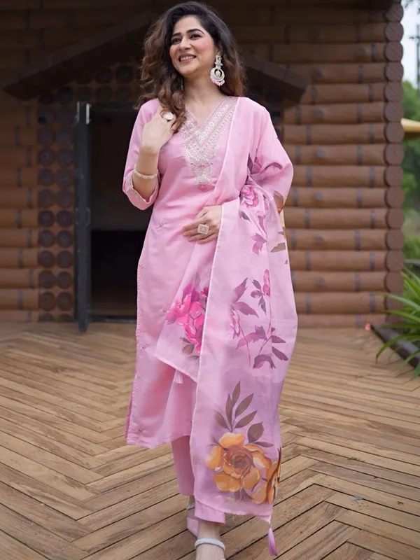 Pink_Rayon_Straight_Kurta_Palazzo_&_Dupatta_Set_For_Women